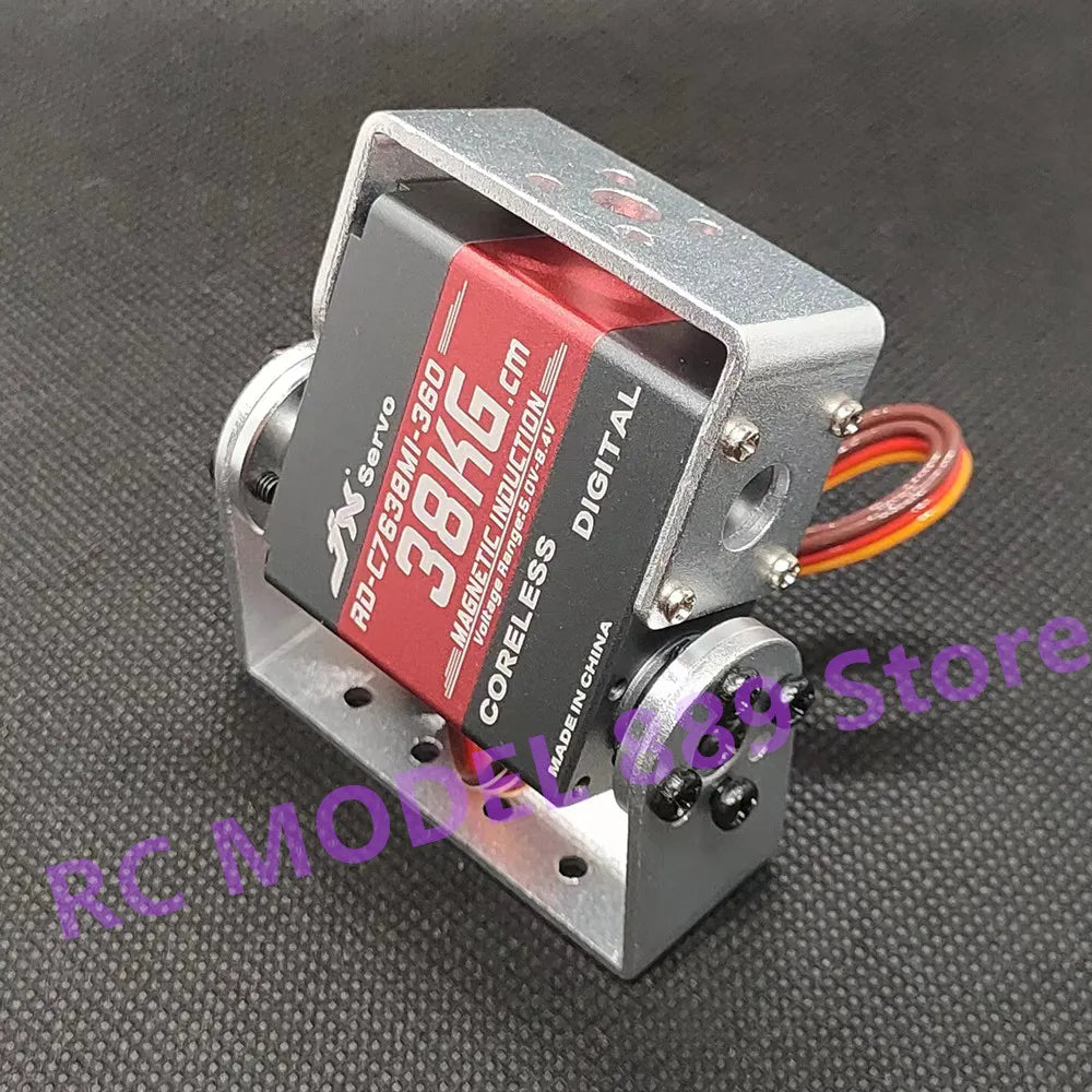 JX Servo RD-C7638MI-360 38kg.cm 360 degree coreless Magnetic induction full CNC aluminium hulls structure rc Robot servo 6 JX Servo RD-C7638MI-360 38kg.cm 360 degree coreless Magnetic induction full CNC aluminium hulls structure rc Robot servo — изображение 6