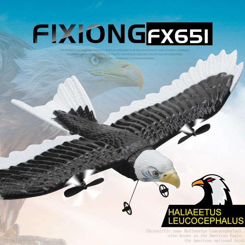 FX651 Simulation Wingspan Eagle Aircraft - 405mm 2.4G Radio Control Remote Control Glider Airplanem RC Foam Plane Toys for Children Boys 8 FX651 Simulation Wingspan Eagle Aircraft - 405mm 2.4G Radio Control Remote Control Glider Airplanem RC Foam Plane Toys for Children Boys - Image 8