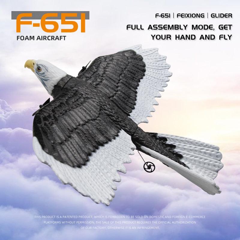 FX651 Simulation Wingspan Eagle Aircraft - 405mm 2.4G Radio Control Remote Control Glider Airplanem RC Foam Plane Toys for Children Boys 9 FX651 Simulation Wingspan Eagle Aircraft - 405mm 2.4G Radio Control Remote Control Glider Airplanem RC Foam Plane Toys for Children Boys - Image 9