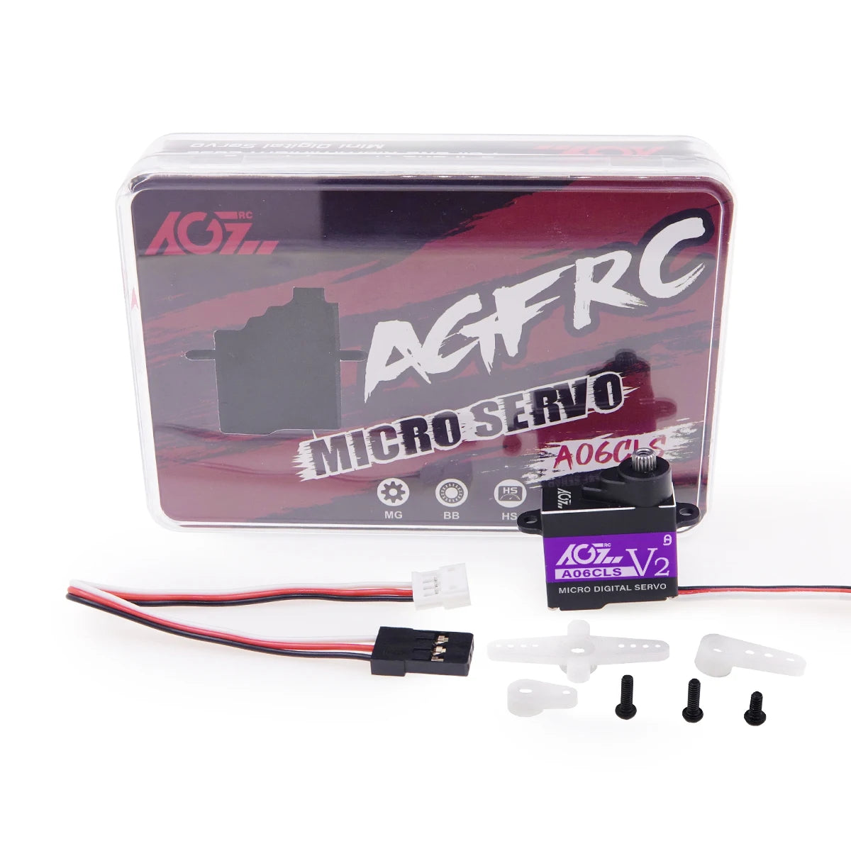 AGFRC A06CLS V2 - 3.0KG 0.052Sec CNC 20T HV 7g Titanium Gear Super Fast Programmable Micro Servo for Mini Car GLR GLA MRZ Airplane 6 AGFRC A06CLS V2 - 3.0KG 0.052Sec CNC 20T HV 7g Titanium Gear Super Fast Programmable Micro Servo for Mini Car GLR GLA MRZ Airplane — изображение 6