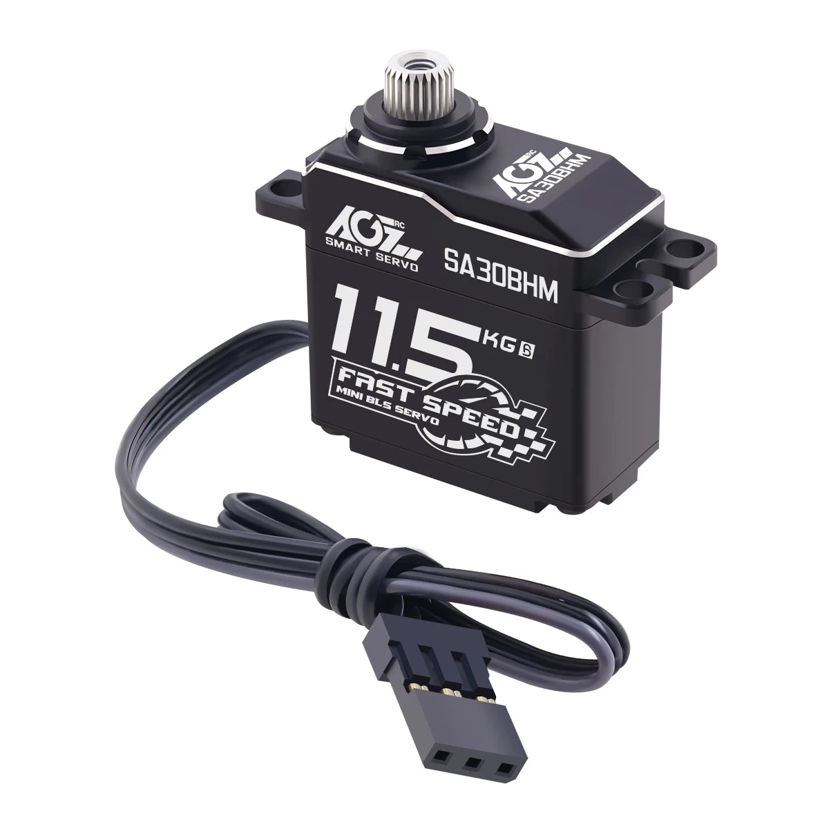 AGFRC SA30BHM - 11.5KG HV High Speed Programmable Motor Brushless Mini Smart Steering RC Servo for 1/12 1/16 RC Car Rock Crawler 9 AGFRC SA30BHM - 11.5KG HV High Speed Programmable Motor Brushless Mini Smart Steering RC Servo for 1/12 1/16 RC Car Rock Crawler — изображение 9