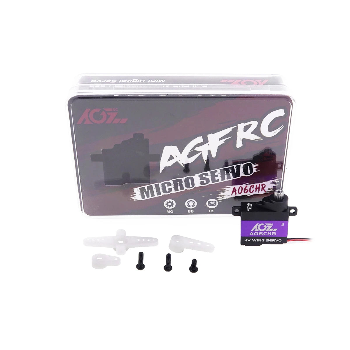 AGFRC A06CHR - Metal Gears 3kg High Torque Coreless Motor Micro Wing Servo Ideal For Small Size Airplane F3P GLD Glider Sailplane 6 AGFRC A06CHR - Metal Gears 3kg High Torque Coreless Motor Micro Wing Servo Ideal For Small Size Airplane F3P GLD Glider Sailplane — изображение 6