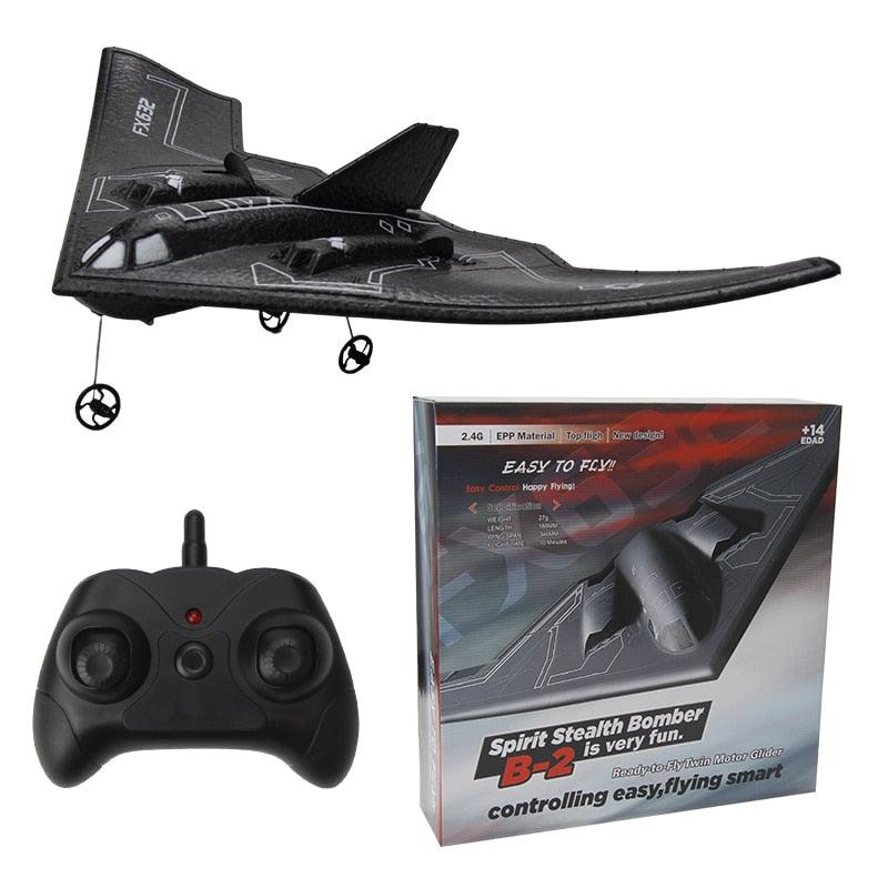 Rc Plane B2 Stealth Bomber - 2Ch 34Cm Wingspain Cessna 2.4G Remote Control Airplane Aircraft Drone Toys for Adults Children 1 Rc Plane B2 Stealth Bomber - 2Ch 34Cm Wingspain Cessna 2.4G Remote Control Airplane Aircraft Drone Toys for Adults Children