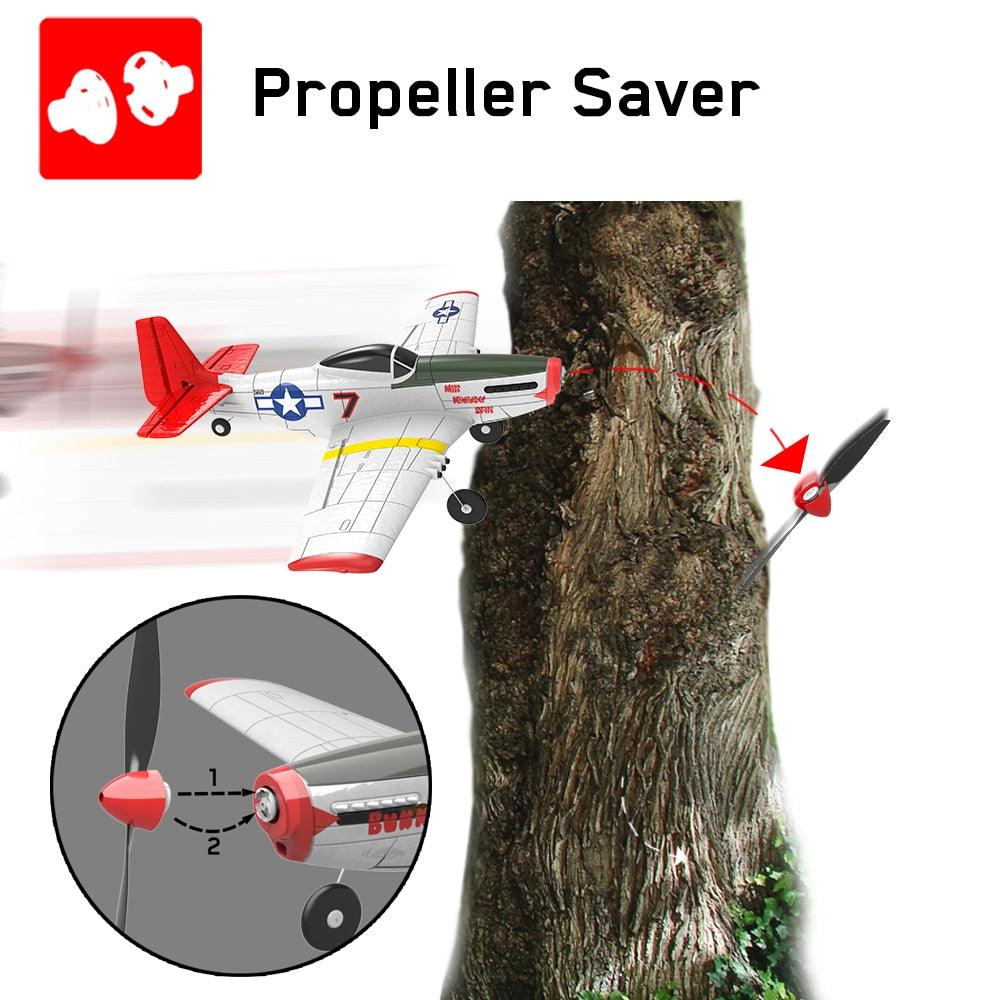 P51D RC Airplane - 2-Ch/4-Ch One-key Aerobatic RC Plane RTF Mustang Aircraft W/Xpilot Stabilization System (761-5 RTF) 5 P51D RC Airplane - 2-Ch/4-Ch One-key Aerobatic RC Plane RTF Mustang Aircraft W/Xpilot Stabilization System (761-5 RTF) - Image 5