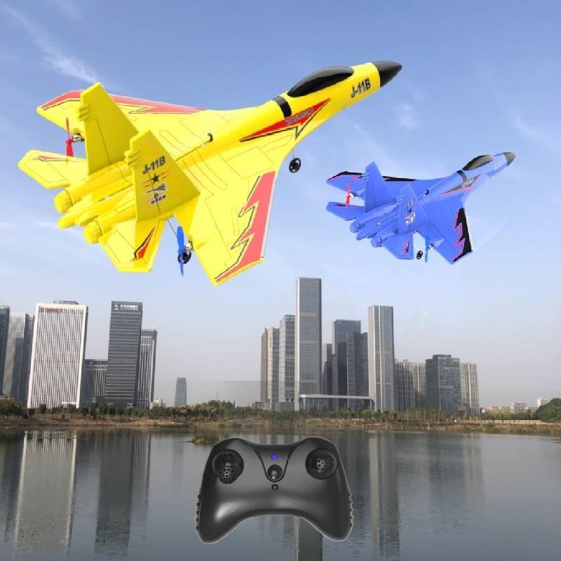 Mini J11 Remote Control Foam Airplane - Intelligent Balance Gyroscope Aircraft Waterproof RC Plane Toys for Children Boys 3 Mini J11 Remote Control Foam Airplane - Intelligent Balance Gyroscope Aircraft Waterproof RC Plane Toys for Children Boys - Image 3