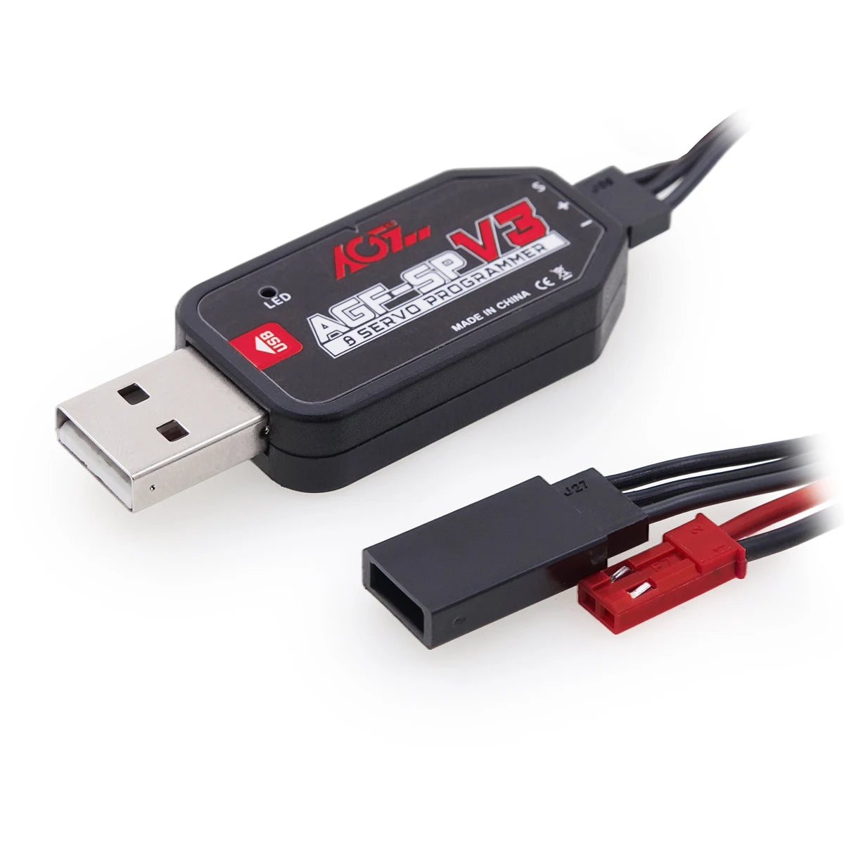 AGFRC A81BHP - 23KG Super Speed Steel Gears HV Brushless Programmable Standard Steering Servo For 1/8 RC Truck Car Boat Aircraft 8 AGFRC A81BHP - 23KG Super Speed Steel Gears HV Brushless Programmable Standard Steering Servo For 1/8 RC Truck Car Boat Aircraft — изображение 8