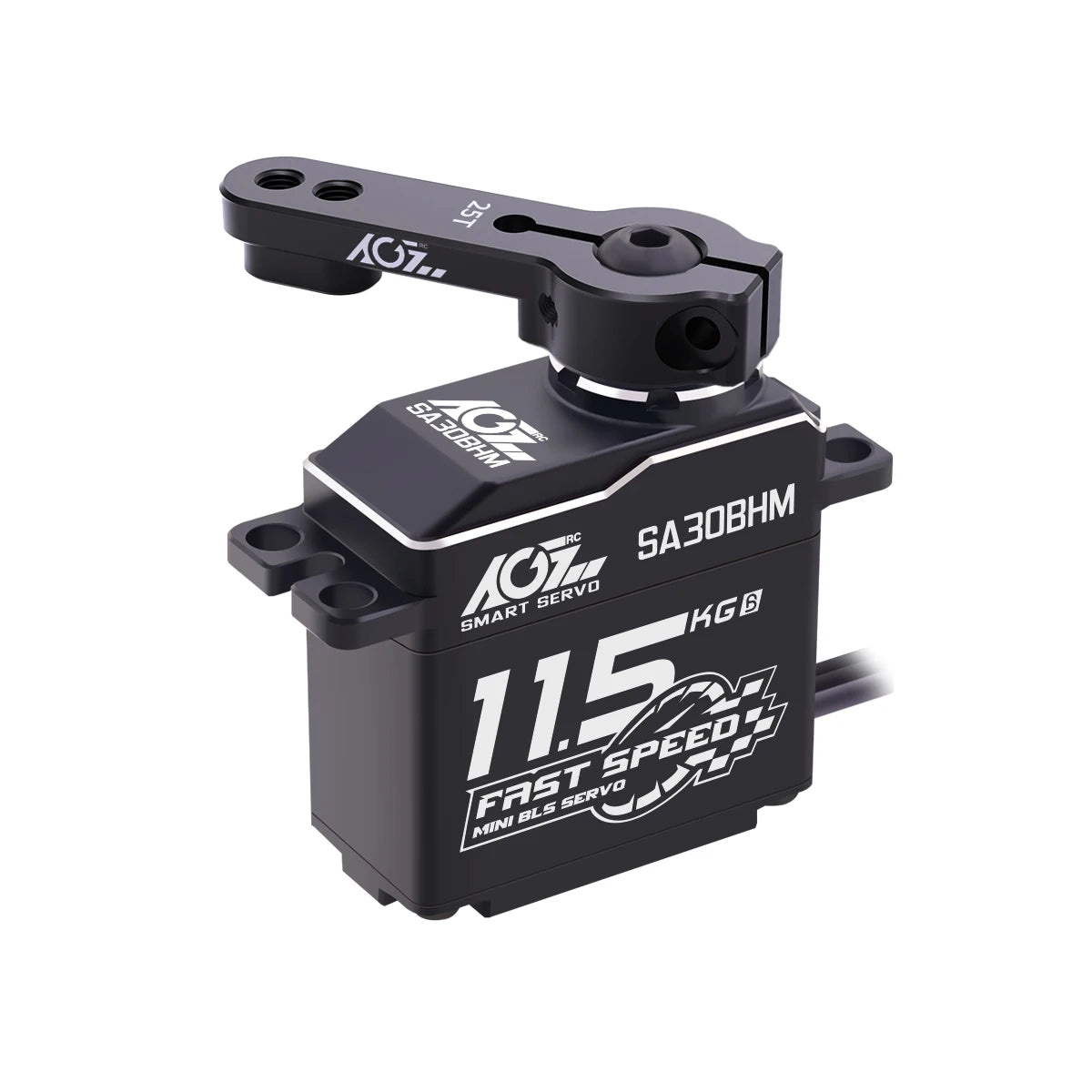 AGFRC SA30BHM - 11.5KG HV High Speed Programmable Motor Brushless Mini Smart Steering RC Servo for 1/12 1/16 RC Car Rock Crawler 10 AGFRC SA30BHM - 11.5KG HV High Speed Programmable Motor Brushless Mini Smart Steering RC Servo for 1/12 1/16 RC Car Rock Crawler — изображение 10