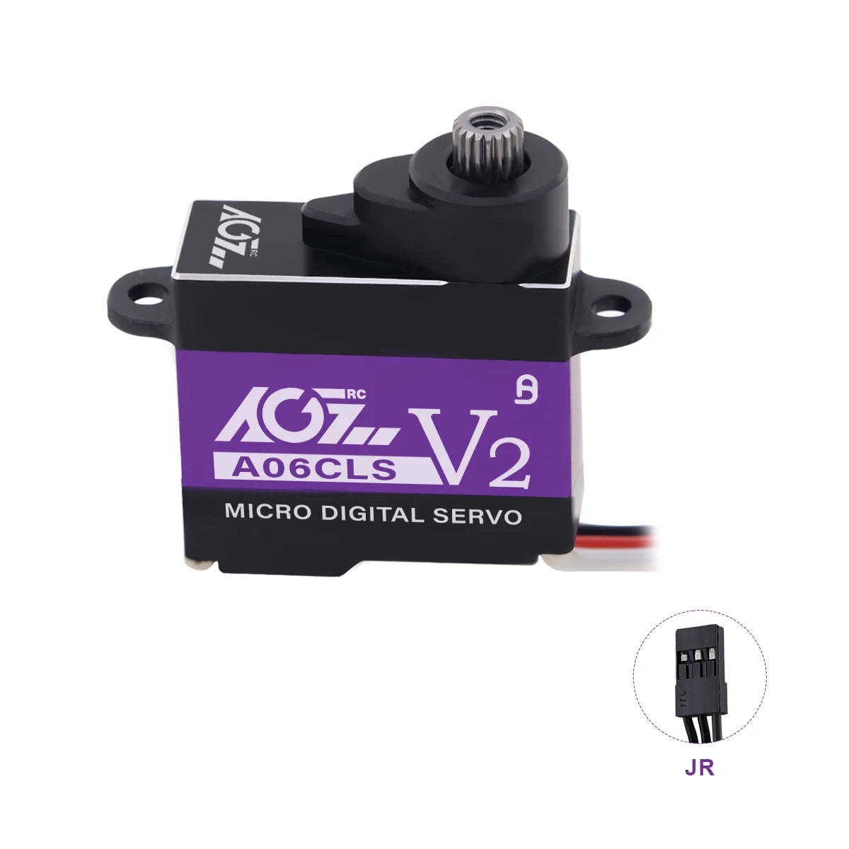 AGFRC A06CLS V2 - 3.0KG 6g Titanium Gear Super Fast Programmable Micro Servo For 1/18 1/24 1/27 1/28 Mini Car GLR GLA MRZ Airplane 8 AGFRC A06CLS V2 - 3.0KG 6g Titanium Gear Super Fast Programmable Micro Servo For 1/18 1/24 1/27 1/28 Mini Car GLR GLA MRZ Airplane — изображение 8