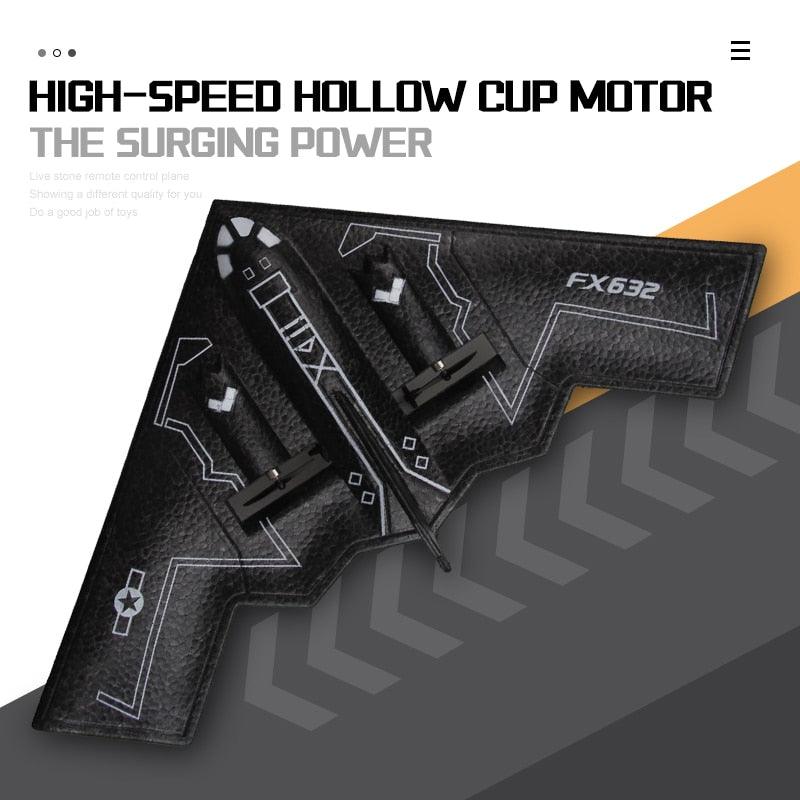 Rc Plane B2 Stealth Bomber - 2Ch 34Cm Wingspain Cessna 2.4G Remote Control Airplane Aircraft Drone Toys for Adults Children 9 Rc Plane B2 Stealth Bomber - 2Ch 34Cm Wingspain Cessna 2.4G Remote Control Airplane Aircraft Drone Toys for Adults Children - Image 9