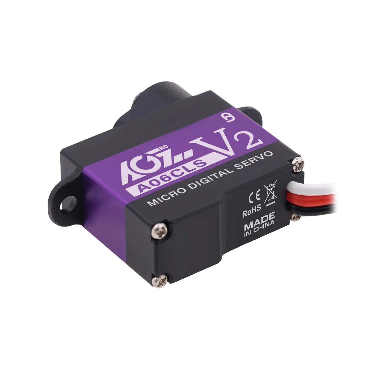 AGFRC A06CLS V2 - 3.0KG 0.052Sec CNC 20T HV 7g Titanium Gear Super Fast Programmable Micro Servo for Mini Car GLR GLA MRZ Airplane 5 AGFRC A06CLS V2 - 3.0KG 0.052Sec CNC 20T HV 7g Titanium Gear Super Fast Programmable Micro Servo for Mini Car GLR GLA MRZ Airplane — изображение 5