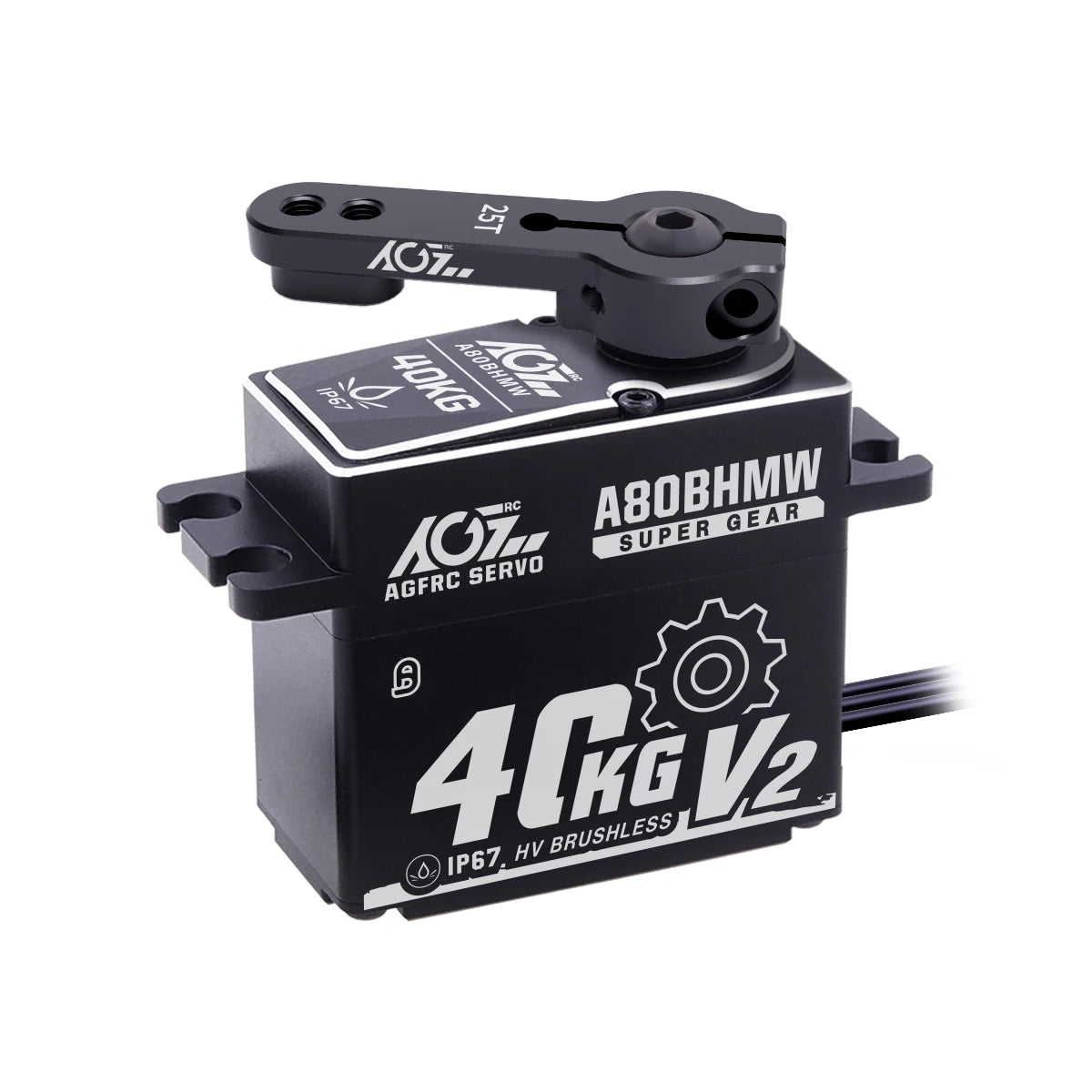 AGFRC A80BHMW V2 - Steel Gears 40KG Programmable Waterproof BLS RC Steering Servo For 1/10 Scale Car Crawler Buggy Truck Off-Road 9 AGFRC A80BHMW V2 - Steel Gears 40KG Programmable Waterproof BLS RC Steering Servo For 1/10 Scale Car Crawler Buggy Truck Off-Road — изображение 9
