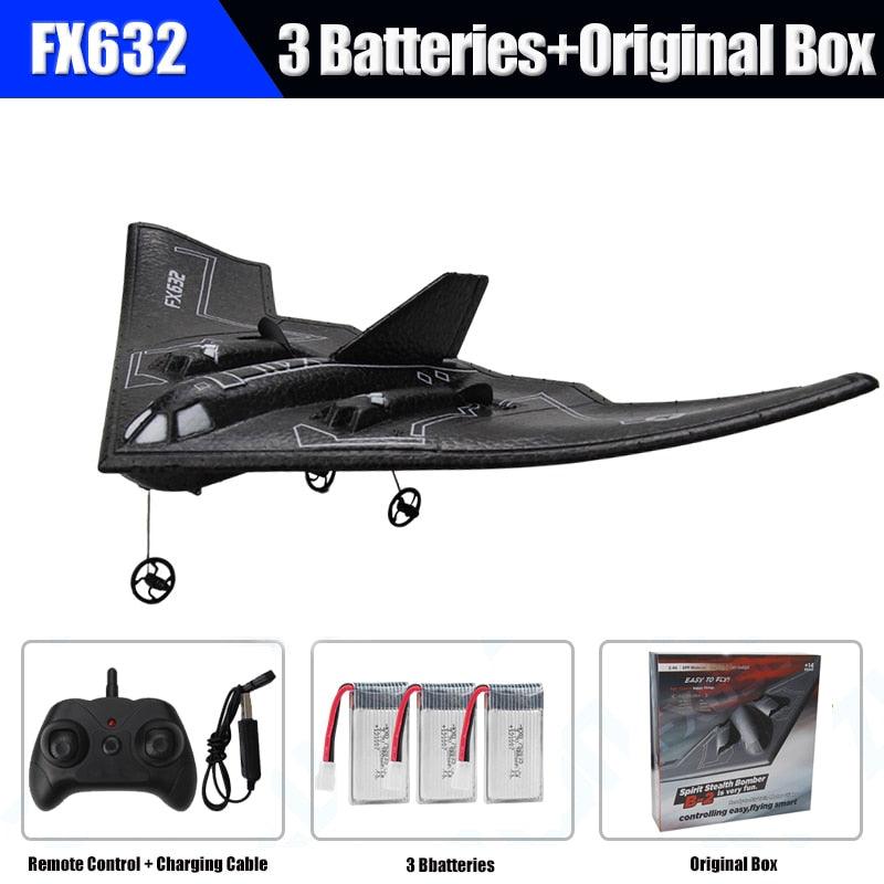 Rc Plane B2 Stealth Bomber - 2Ch 34Cm Wingspain Cessna 2.4G Remote Control Airplane Aircraft Drone Toys for Adults Children 3 Rc Plane B2 Stealth Bomber - 2Ch 34Cm Wingspain Cessna 2.4G Remote Control Airplane Aircraft Drone Toys for Adults Children - Image 3