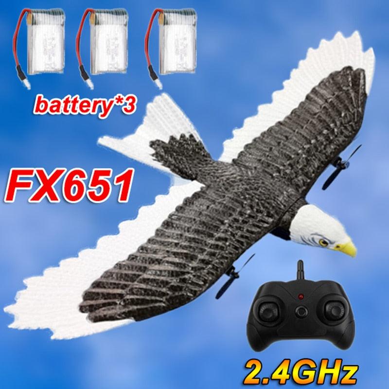 RC Plane Wingspan Eagle Bionic Aircraft Fighter Radio Control Remote Control Hobby Glider Airplane Foam Boys Toys for Children 3 RC Plane Wingspan Eagle Bionic Aircraft Fighter Radio Control Remote Control Hobby Glider Airplane Foam Boys Toys for Children - Image 3