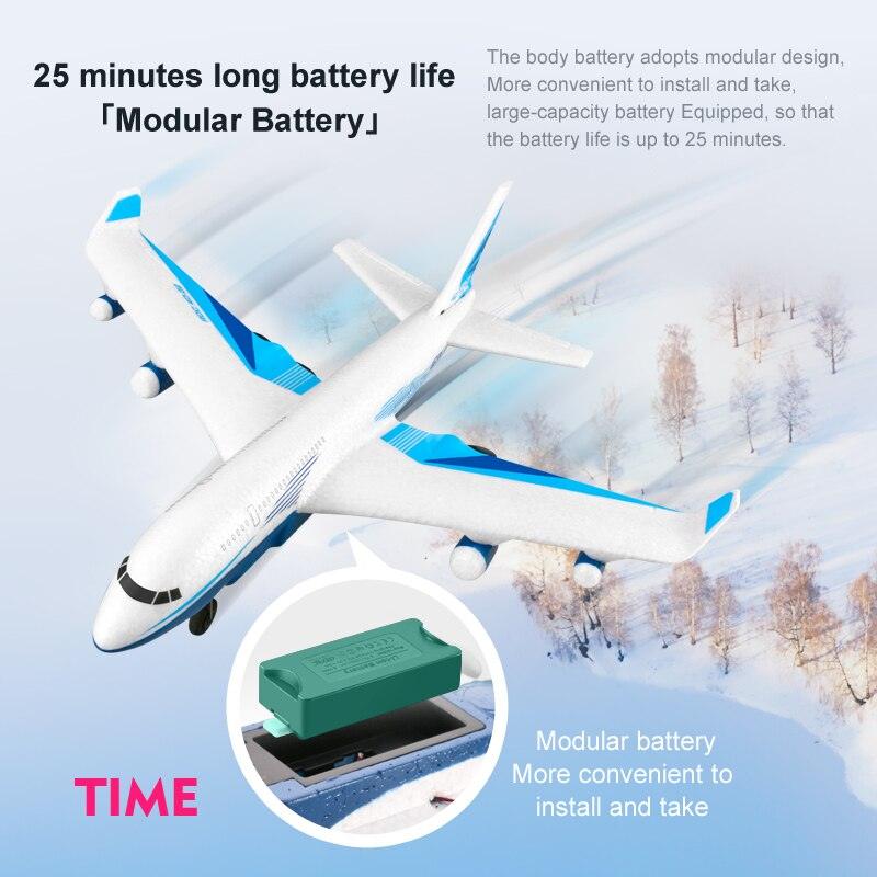 G2 RC airliner Glider - 2 Channel Remote Control Aircraft Hand Throwing Radio Control Plane Foam Resistant Outdoor Airplane Toys 6 G2 RC airliner Glider - 2 Channel Remote Control Aircraft Hand Throwing Radio Control Plane Foam Resistant Outdoor Airplane Toys - Image 6