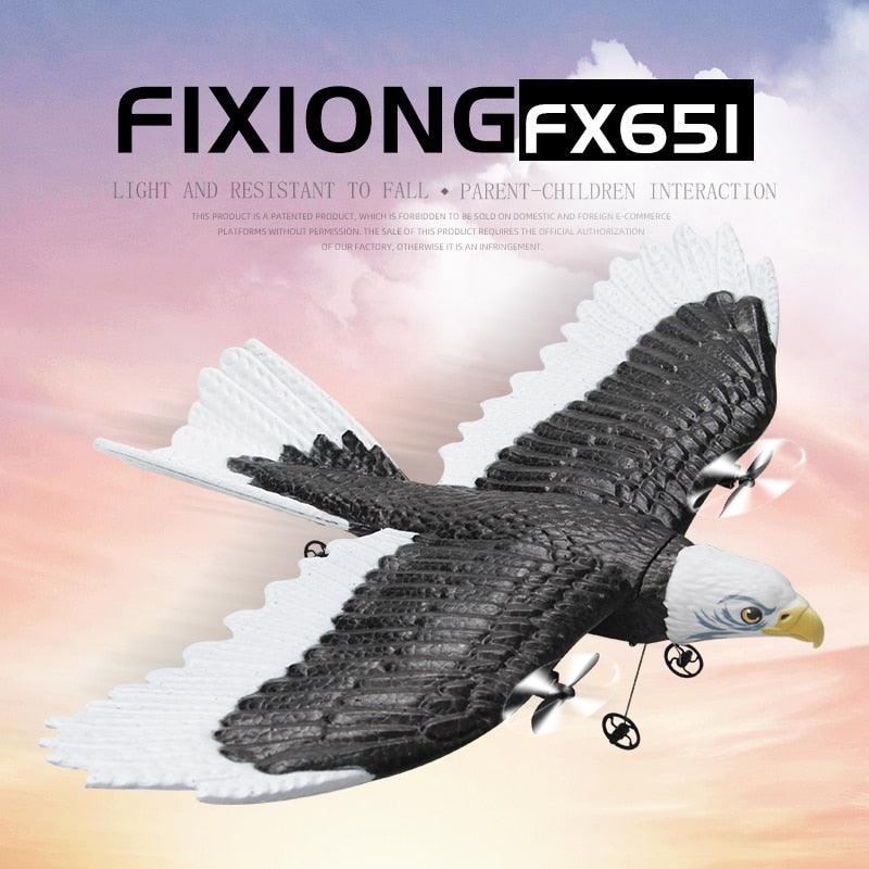 FX651 Simulation Wingspan Eagle Aircraft - 405mm 2.4G Radio Control Remote Control Glider Airplanem RC Foam Plane Toys for Children Boys 6 FX651 Simulation Wingspan Eagle Aircraft - 405mm 2.4G Radio Control Remote Control Glider Airplanem RC Foam Plane Toys for Children Boys - Image 6
