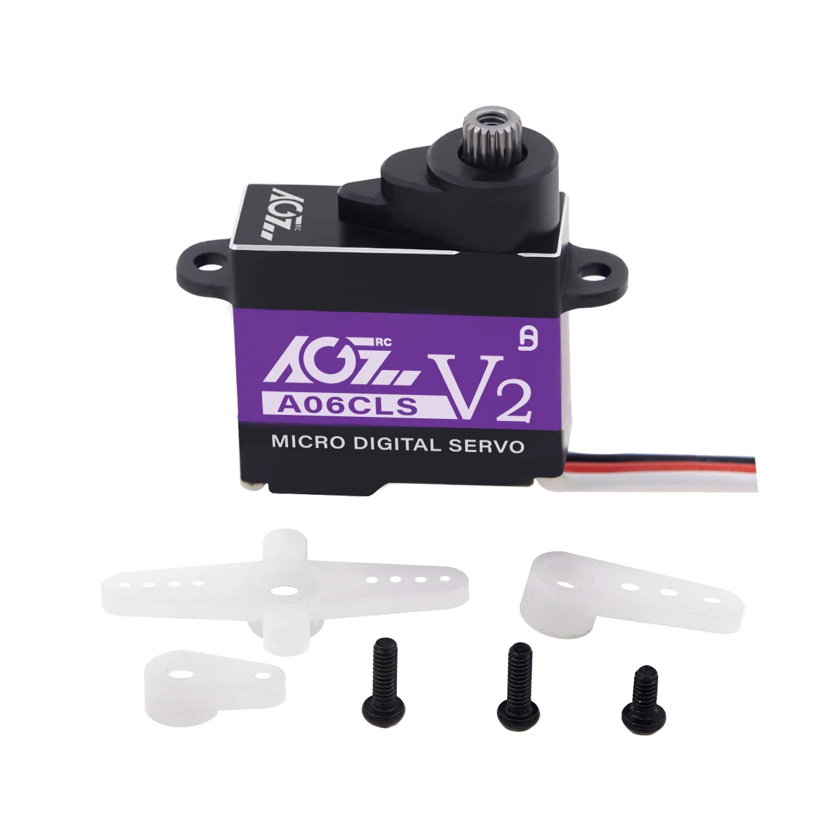AGFRC A06CLS V2 - 3.0KG 6g Titanium Gear Super Fast Programmable Micro Servo For 1/18 1/24 1/27 1/28 Mini Car GLR GLA MRZ Airplane 7 AGFRC A06CLS V2 - 3.0KG 6g Titanium Gear Super Fast Programmable Micro Servo For 1/18 1/24 1/27 1/28 Mini Car GLR GLA MRZ Airplane — изображение 7