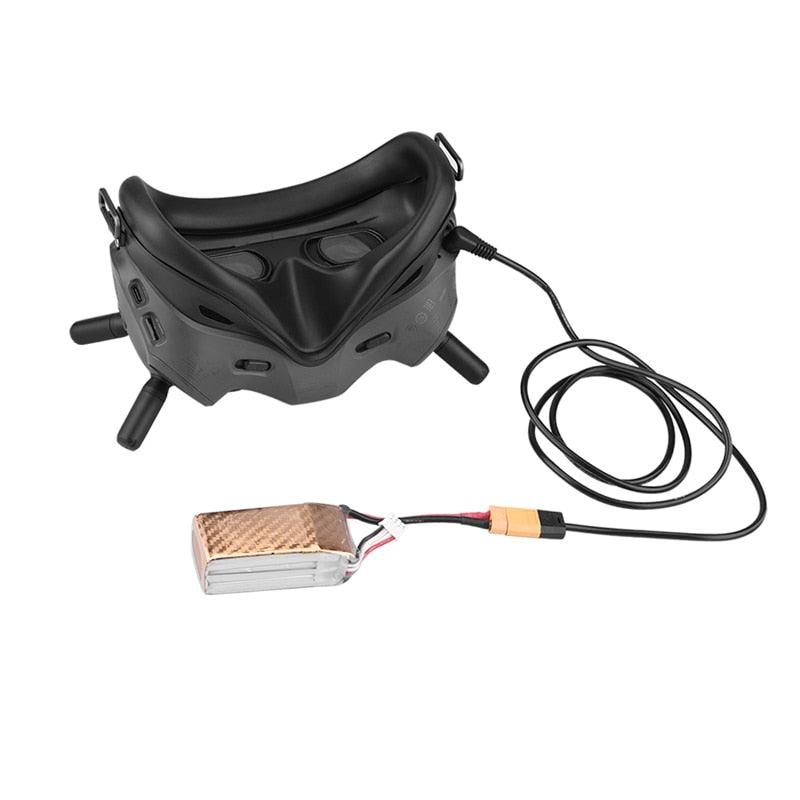 FPV Goggles Pwoer Cable XT60 to DC Plug - Supply Connect Battery Pwoer Cable for DJI FPV Goggles V2 Drone Accessories 1.2M/47 inch 1 FPV Goggles Pwoer Cable XT60 to DC Plug - Supply Connect Battery Pwoer Cable for DJI FPV Goggles V2 Drone Accessories 1.2M/47 inch