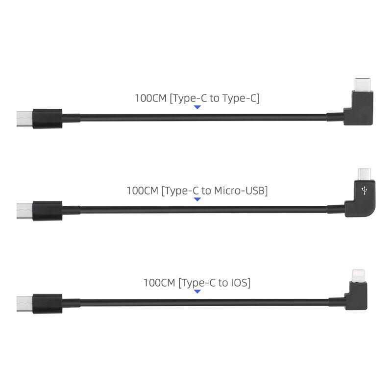 1m Data Cable for DJI FPV Goggles V2 - Phone Tablet Micro-USB Type-C IOS Connector Transmission Line Flight Glasses Wire 9 1m Data Cable for DJI FPV Goggles V2 - Phone Tablet Micro-USB Type-C IOS Connector Transmission Line Flight Glasses Wire - Image 9