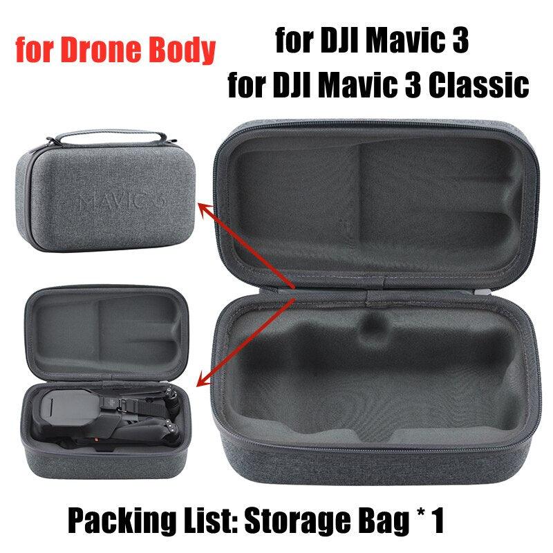 Protable Storage Bag for DJI Mavic 3 Drone Body Contoller Carrying Case Handbag Travel Protector for Mavic 3 Drone Accessories 5 Protable Storage Bag for DJI Mavic 3 Drone Body Contoller Carrying Case Handbag Travel Protector for Mavic 3 Drone Accessories - Image 5