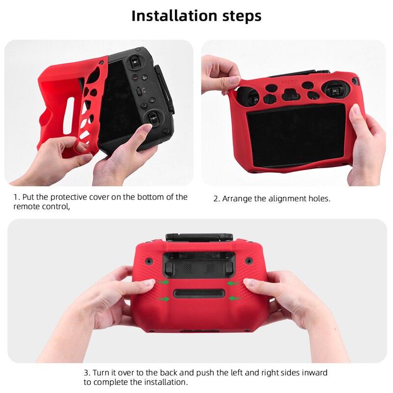 Silicone Case for DJI Mavic 3 Remote Controller - Cover Protective Case Sleeve Anti-Scratch DJI RC Pro Accessories 6 Silicone Case for DJI Mavic 3 Remote Controller - Cover Protective Case Sleeve Anti-Scratch DJI RC Pro Accessories - Bild 6