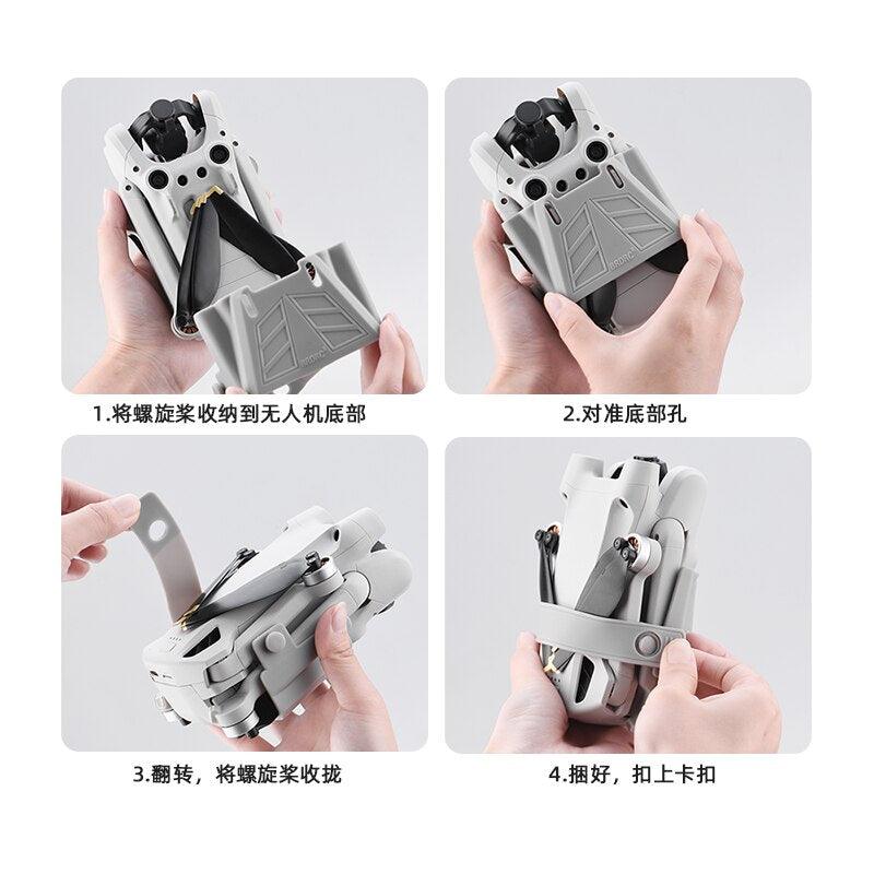 Propeller Holder For DJI Mini 3 Pro - Wings Fixed Stabilizers Protective Prop Blades Strap for Mavic Mini 3 Pro Drone Accessories 4 Propeller Holder For DJI Mini 3 Pro - Wings Fixed Stabilizers Protective Prop Blades Strap for Mavic Mini 3 Pro Drone Accessories - Bild 6