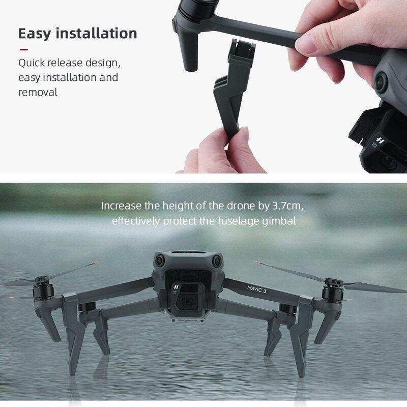Quick Release Landing Gear for DJI Mavic 3/3 Classic Drone Height Extender Leg Suport Long Foot for DJI Mavic 3 Drone Accessories 4 Quick Release Landing Gear for DJI Mavic 3/3 Classic Drone Height Extender Leg Suport Long Foot for DJI Mavic 3 Drone Accessories - Bild 4