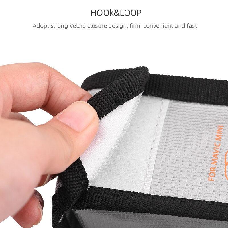 Battery Safe Bag for DJI Mavic MINI/Mini 2/SE/ for DJI MINI 3 PRO Drone Protective Case Protector Explosion-proof Anti-scratch Bag 15 Battery Safe Bag for DJI Mavic MINI/Mini 2/SE/ for DJI MINI 3 PRO Drone Protective Case Protector Explosion-proof Anti-scratch Bag - Image 15