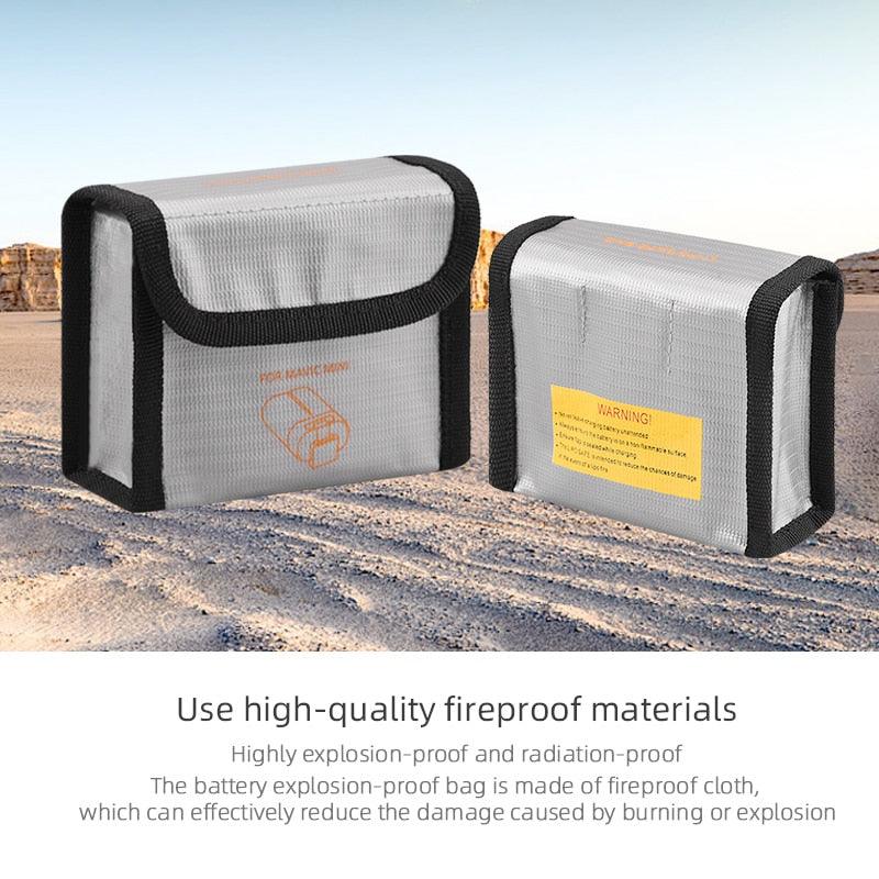 Battery Safe Bag for DJI Mavic MINI/Mini 2/SE/ for DJI MINI 3 PRO Drone Protective Case Protector Explosion-proof Anti-scratch Bag 11 Battery Safe Bag for DJI Mavic MINI/Mini 2/SE/ for DJI MINI 3 PRO Drone Protective Case Protector Explosion-proof Anti-scratch Bag - Image 11