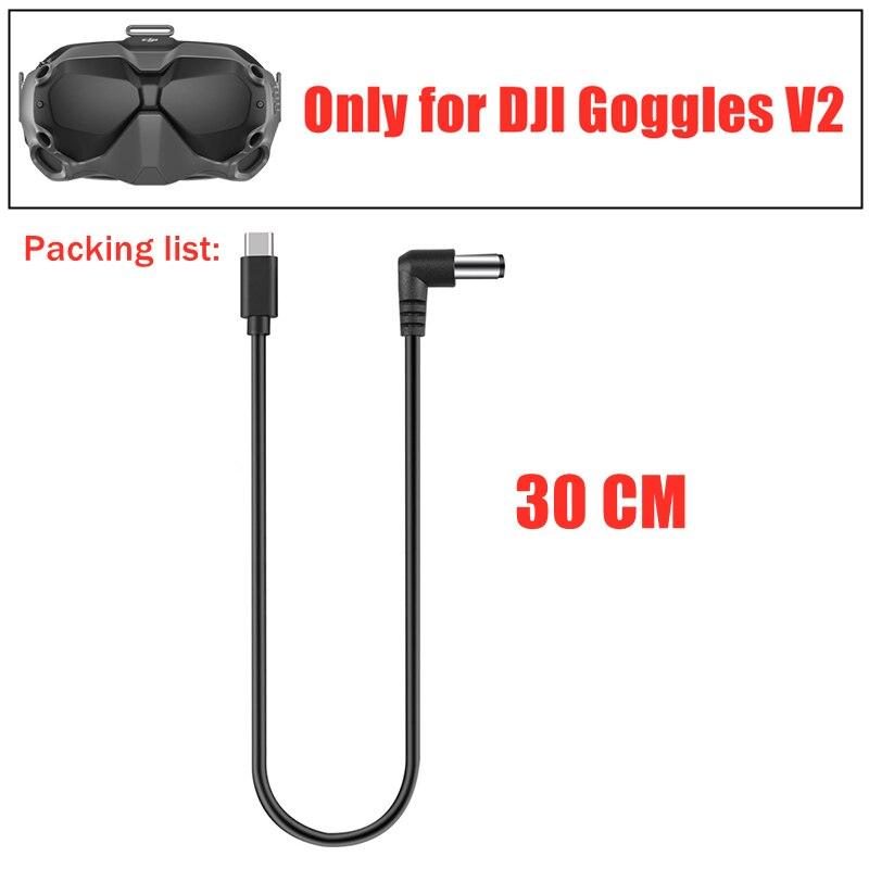 30/130CM Power Charging Cable for DJI FPV Goggles 2/V2 - Fast Charge Mobile Pwoer Supply Cable for DJI FPV Goggles 2/V2 6 30/130CM Power Charging Cable for DJI FPV Goggles 2/V2 - Fast Charge Mobile Pwoer Supply Cable for DJI FPV Goggles 2/V2 - Bild 6