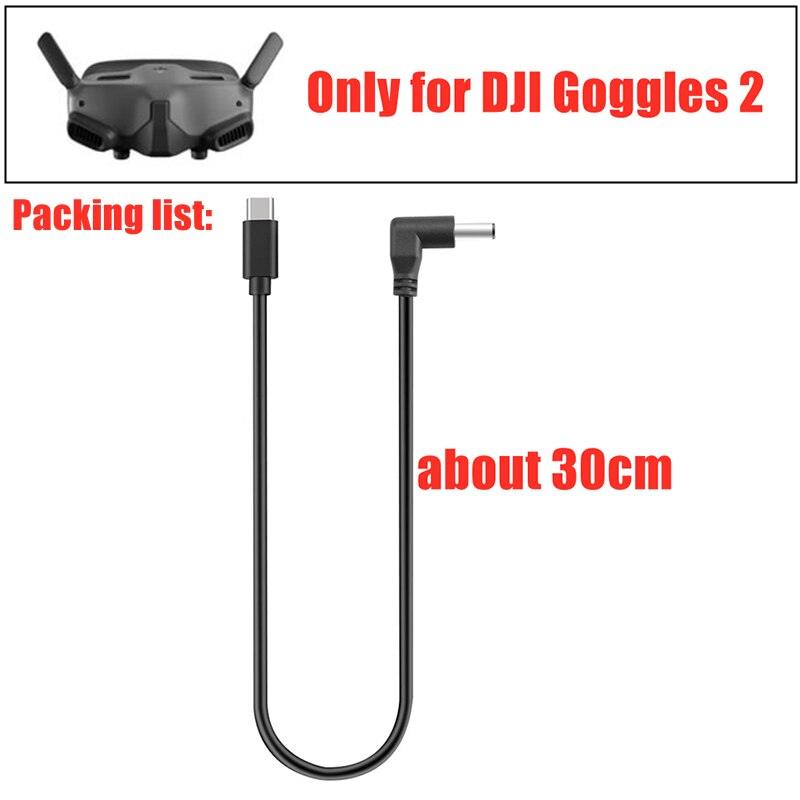 30/130CM Power Charging Cable for DJI FPV Goggles 2/V2 - Fast Charge Mobile Pwoer Supply Cable for DJI FPV Goggles 2/V2 5 30/130CM Power Charging Cable for DJI FPV Goggles 2/V2 - Fast Charge Mobile Pwoer Supply Cable for DJI FPV Goggles 2/V2 - Bild 5