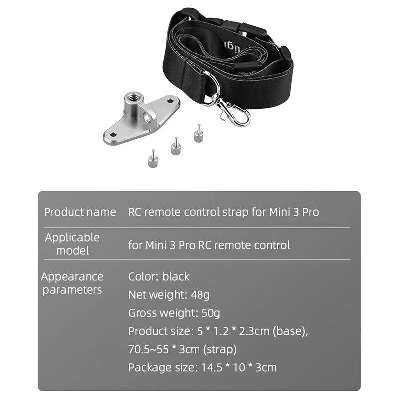 Lanyard Neck Strap for DJI Mini 3 Pro - Smart Remote Controller/DJI RC Buckle with 1/4" Screw Port for Bicycle/Stand Accessories 3 Lanyard Neck Strap for DJI Mini 3 Pro - Smart Remote Controller/DJI RC Buckle with 1/4" Screw Port for Bicycle/Stand Accessories - Bild 3
