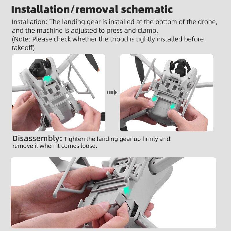 Foldable Landing Gear for DJI Mini 3 - Extension Support Legs Quick Release Extender Protector For Mini 3 Drone Accessories 5 Foldable Landing Gear for DJI Mini 3 - Extension Support Legs Quick Release Extender Protector For Mini 3 Drone Accessories - Bild 5