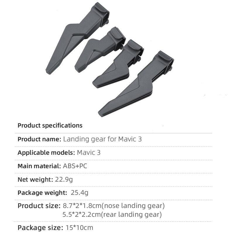 Quick Release Landing Gear for DJI Mavic 3/3 Classic Drone Height Extender Leg Suport Long Foot for DJI Mavic 3 Drone Accessories 5 Quick Release Landing Gear for DJI Mavic 3/3 Classic Drone Height Extender Leg Suport Long Foot for DJI Mavic 3 Drone Accessories - Bild 5