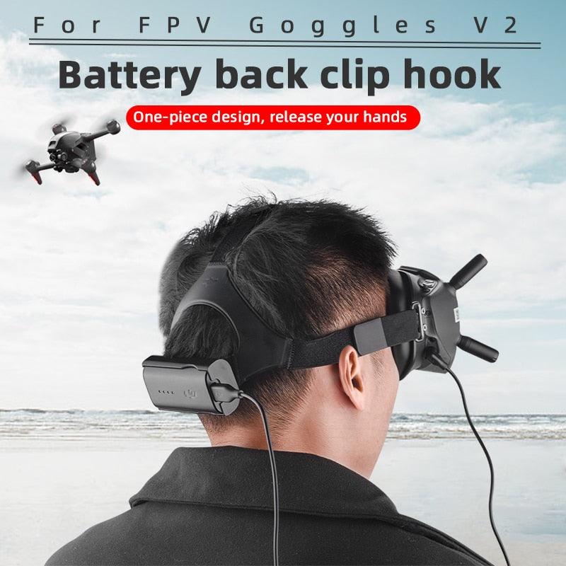 Battery Holder For DJI FPV Goggles V2/2 Battery Storage Cover Bracket Lens Protector For dji FPV Combo/Avata Drone Accessories 4 Battery Holder For DJI FPV Goggles V2/2 Battery Storage Cover Bracket Lens Protector For dji FPV Combo/Avata Drone Accessories - Bild 4