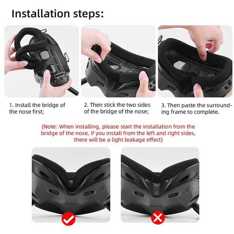 Adjustable Head Strap Band for DJI FPV Goggles V2 Face Plate Eye Pad Replacement for DJI FPV Combo Goggles Accessory Skin-Friend 9 Adjustable Head Strap Band for DJI FPV Goggles V2 Face Plate Eye Pad Replacement for DJI FPV Combo Goggles Accessory Skin-Friend - Bild 9
